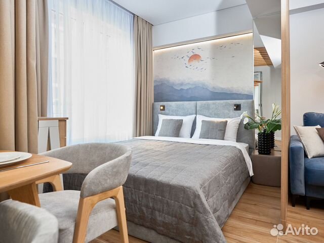 

Квартира-студия, 29 м², 2 кровати