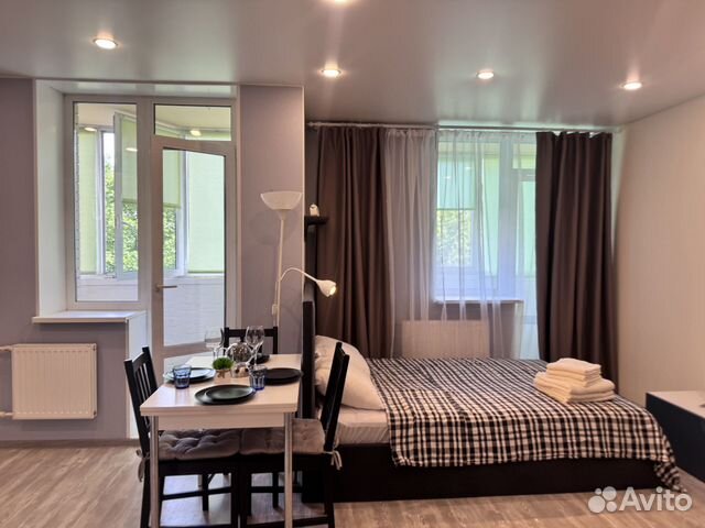 

Квартира-студия, 35 м², 2 кровати