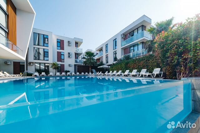 

Квартира-студия, 42 м², 2 кровати