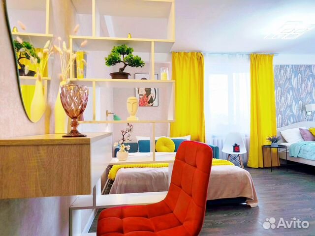 

1-к. квартира, 35 м², 2 кровати