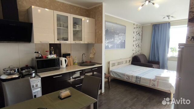 

Квартира-студия, 27 м², 4 кровати