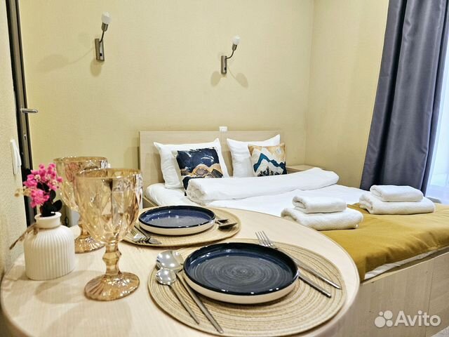 

Квартира-студия, 16 м², 3 кровати