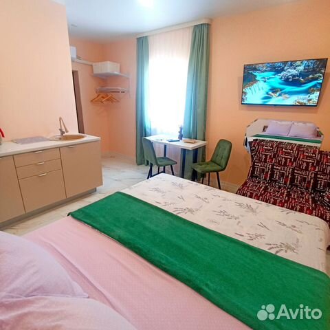 

Квартира-студия, 20 м², 2 кровати