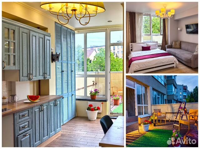 

1-к. квартира, 40 м², 3 кровати