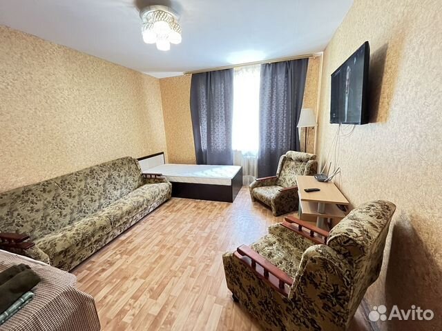 

1-к. квартира, 45 м², 3 кровати