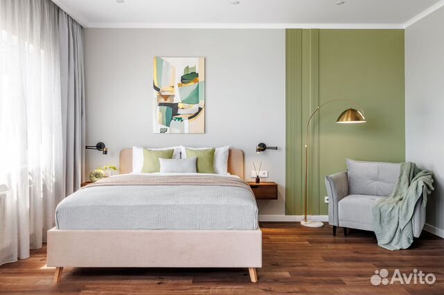 

Квартира-студия, 35 м², 2 кровати