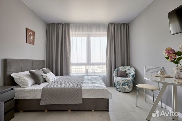 

Квартира-студия, 25 м², 2 кровати