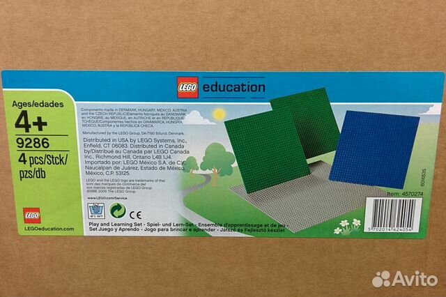 Lego Education PreSchool 9286 Строительные пластин