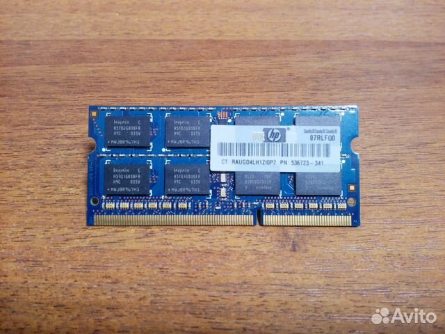 Hynix 2GB PC3-10600 DDR3 Память для ноутбука
