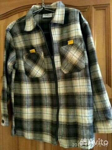 Рубашка теплая 122-128см
