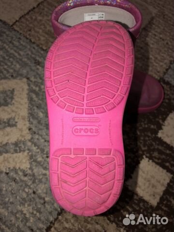 Crocs c8 сапоги для девочки