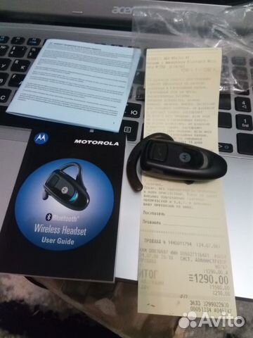 Bluetooth motorola H-350 гарнитура моторола