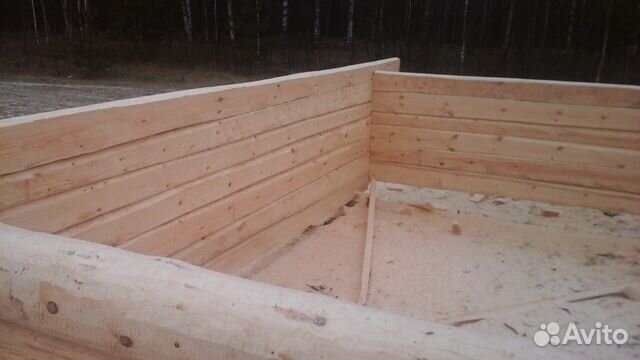 Сруб дачного дома 5х6 + 2м (терраса)