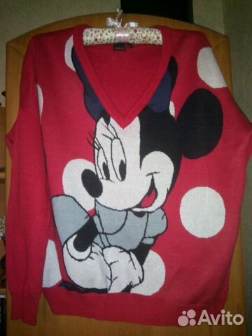 Джемпер с Микки Маусом,итальянский