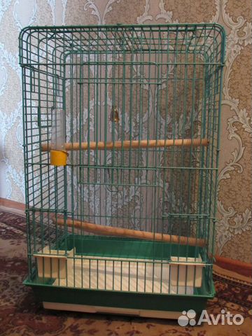 Продаётся большая клетка для птиц купить на Зозу.ру - фотография № 2