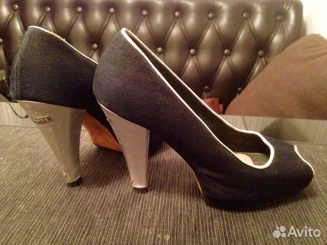 Туфли джинсовые Gianfranco Ferre 38 р-р Туфли джинсовые Gianfranco Ferre 38 р-р