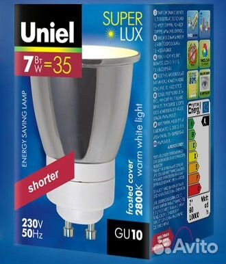 Лампа энергосберегающая Uniel ESL-jcdr-7/2800/G10 Лампа энергосберегающая Uniel ESL-jcdr-7/2800/G10