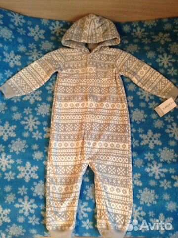 Флисовые комбинезоны carters для мальчиков