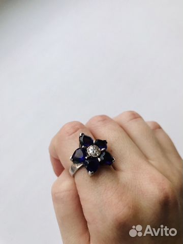 Серебряное кольцо с аметистом