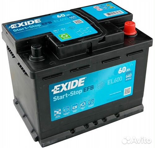Аккумуляторы AGM exide start-stop