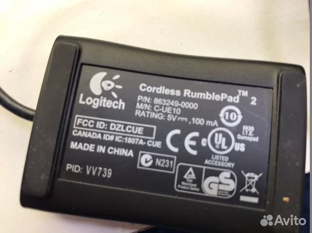 Геймпад беспроводной Logitech Cordless Rumblepad 2
