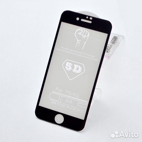 Защитное стекло iPhone 6 5D черное Защитное стекло iPhone 6 5D черное