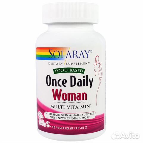 Бад Solaray Once Daily Woman 90 капсул Бад Solaray Once Daily Woman 90 капсул