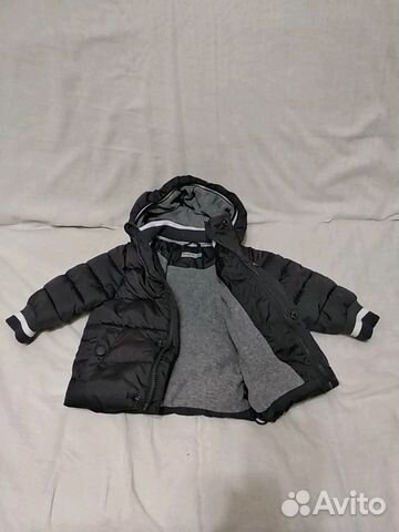 Куртка babyGO, 80 см, осеняя утеплённая Куртка babyGO, 80 см, осеняя утеплённая