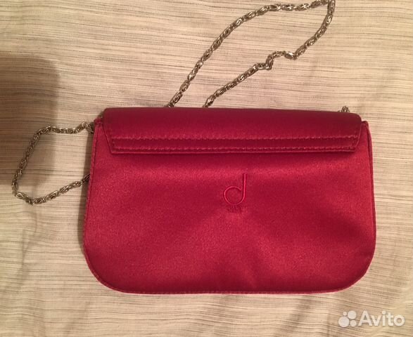 Вечерняя сумочка-клатч на цепочке