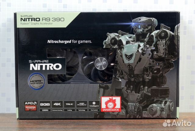 Видеокарта Sapphire Radeon R9 390 8Gb