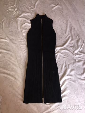 Платье мини чёрное Zara