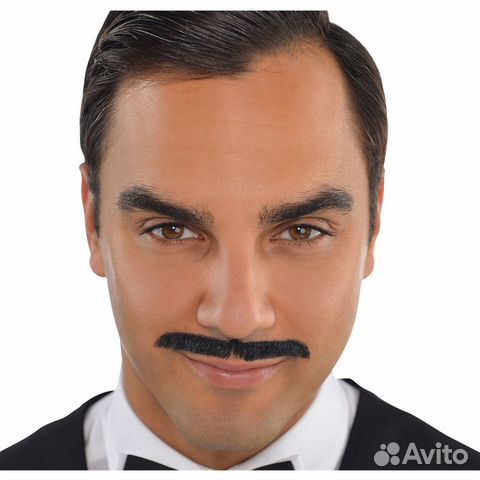 Карнавальные усы в стиле гангстеры, мафия