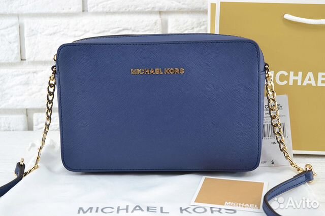 Michael Kors Jet Set Mini синяя