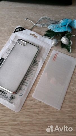 Чехол и стекло для телефона iPone8