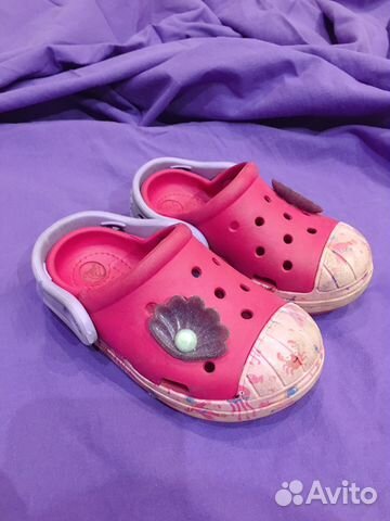 Сабо Шлёпанцы для девочки crocs c6 Сабо Шлёпанцы для девочки crocs c6