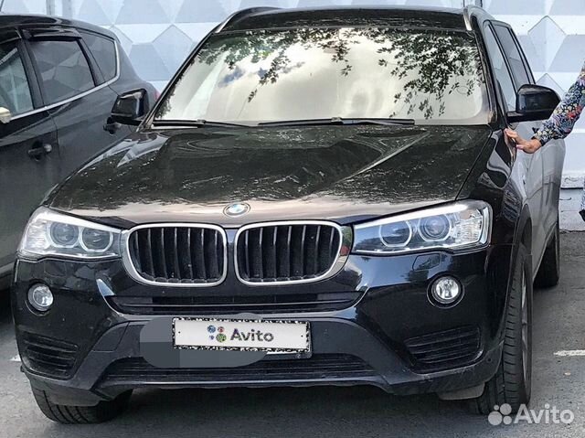 BMW X3 2.0 AT, 2016, битый, 35 000 км