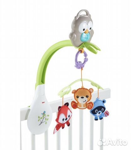 Мобиль FisherPrice 3 в 1 лесные друзья