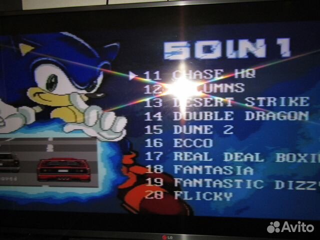 Sega 16бит + много картриджей