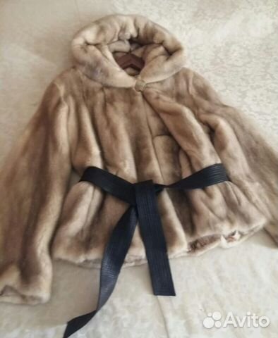 Норковая шуба новая visone автоледи Италия Норковая шуба новая visone автоледи Италия