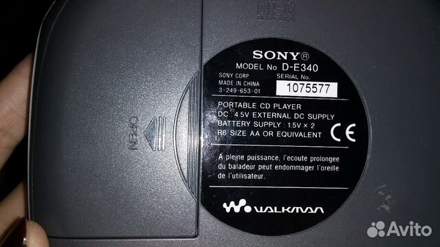 CD-плеер sony