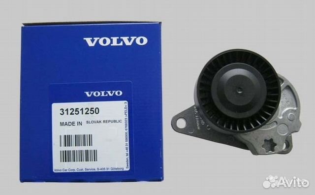 Ролик натяжителя приводного ремня volvo 31251250