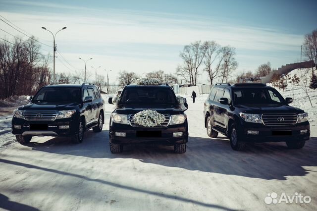 Land Cruiser 200 свадьба кортеж