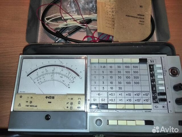 Прибор комбинированный ф4318 схема