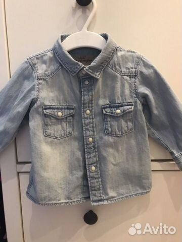 Джинсовая рубашка H&M