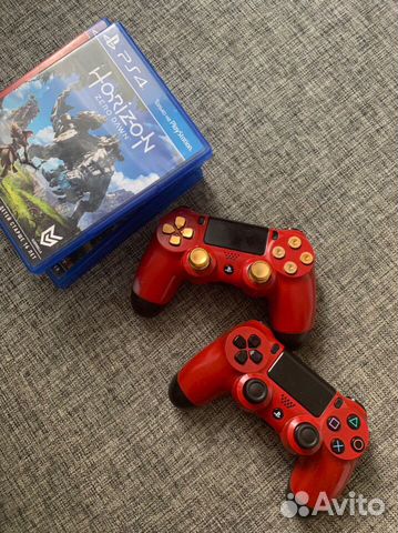 Sony PS4 500gb + 2 джойстика + диски