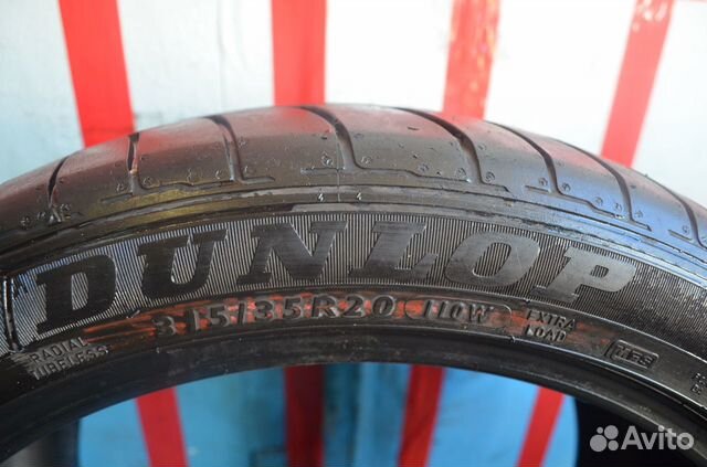 Летние шины 315/35/20 Dunlop (Цена за пару)