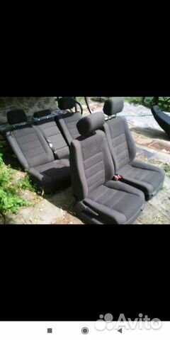 Салон (комплект кресел) сидения wolksvagen touareg