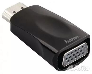 Переходник Hama 00034621 hdmi (m) VGA (f)