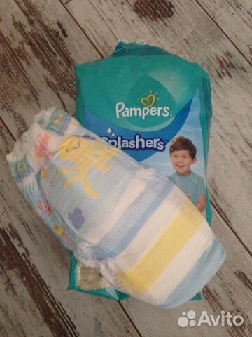 Подгузники-трусики для плавания Pampers+памперсы Подгузники-трусики для плавания Pampers+памперсы