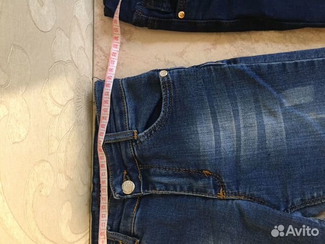 Джинсы на девочку(4-5лет) +2 шт утеплённых лосин Джинсы на девочку(4-5лет) +2 шт утеплённых лосин